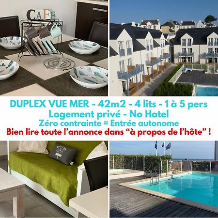 Duplex Vue Mer - Plage A 100M- 4 Lits - Parking Sous Sol 오디에르네 외부 사진