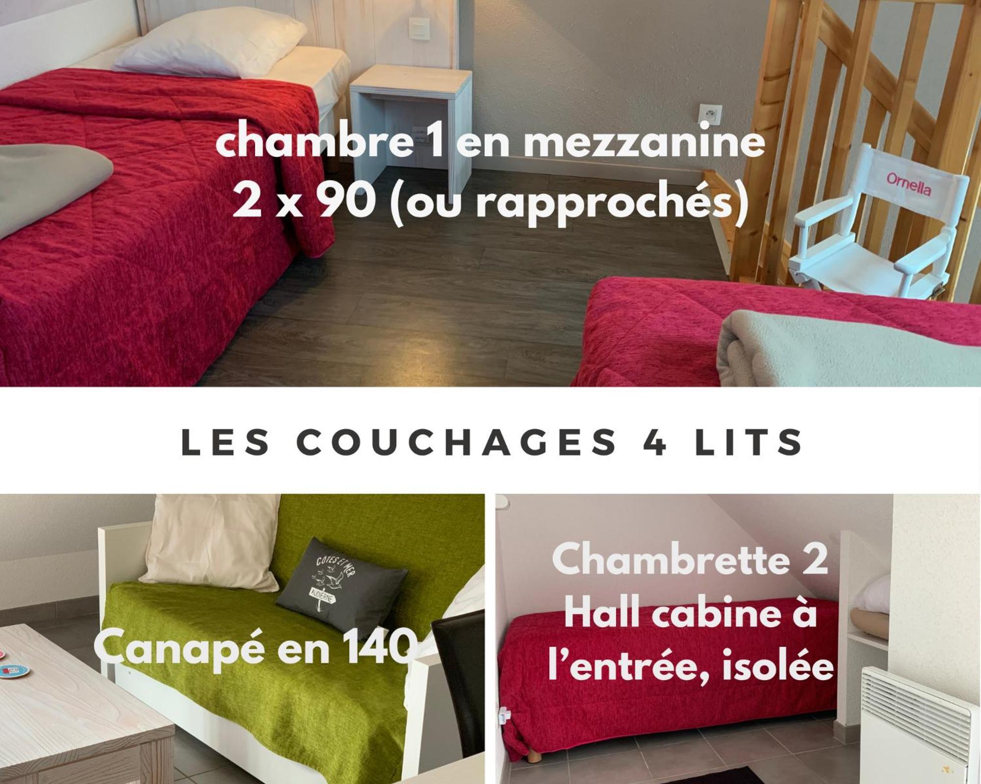 Duplex Vue Mer - Plage A 100M- 4 Lits - Parking Sous Sol 오디에르네 외부 사진